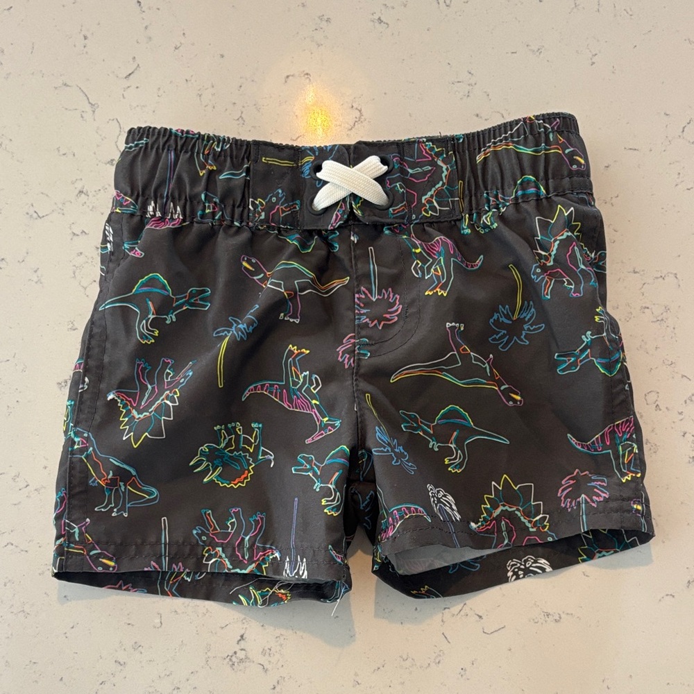 Cat & Jack Dinosaur Swim Trunks